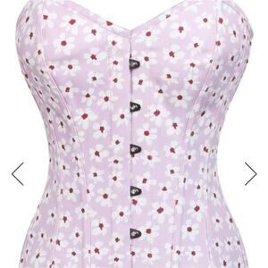 CORSET-STORY LILAC CORSET, PLUS SIZE US18
